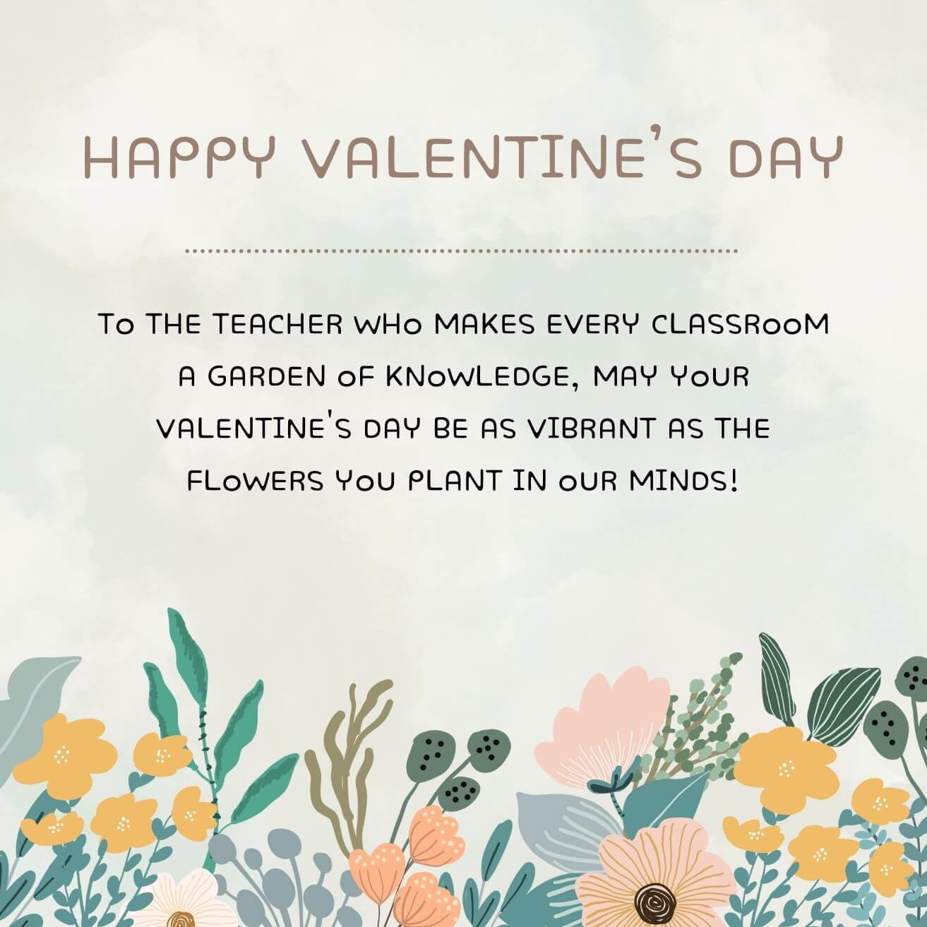 Happy Valentine's Day 2024 Wishes For My Teacher Free Download