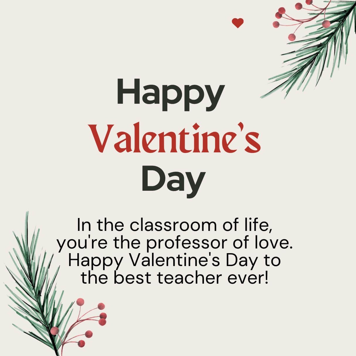 Happy Valentines Day Wishes 2024 For Teacher
