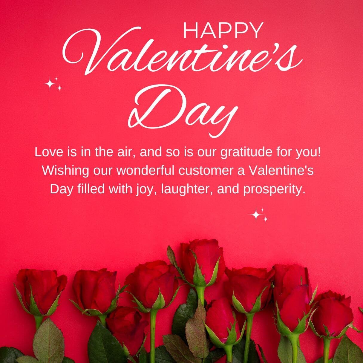 Happy Valentine's 2024 Day Wishes For Customer