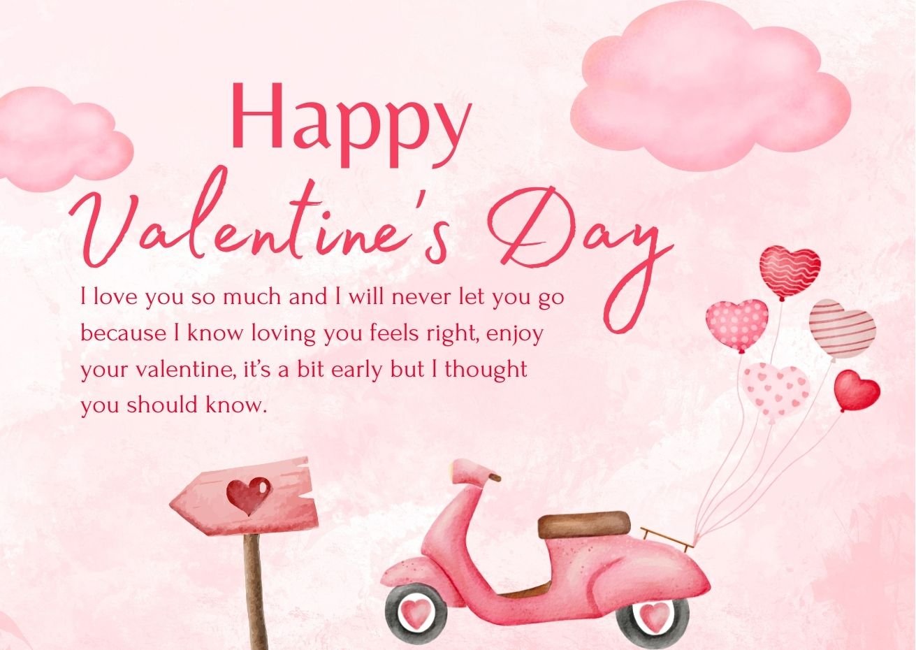 Pink 2024 Advance Valentines Day Wishes Min