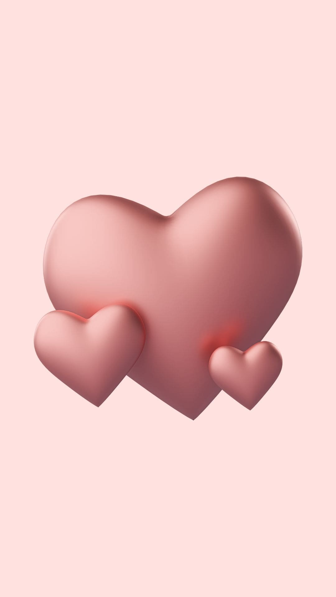 Pink Heart Valentines Day Wallpaper For Iphone Min