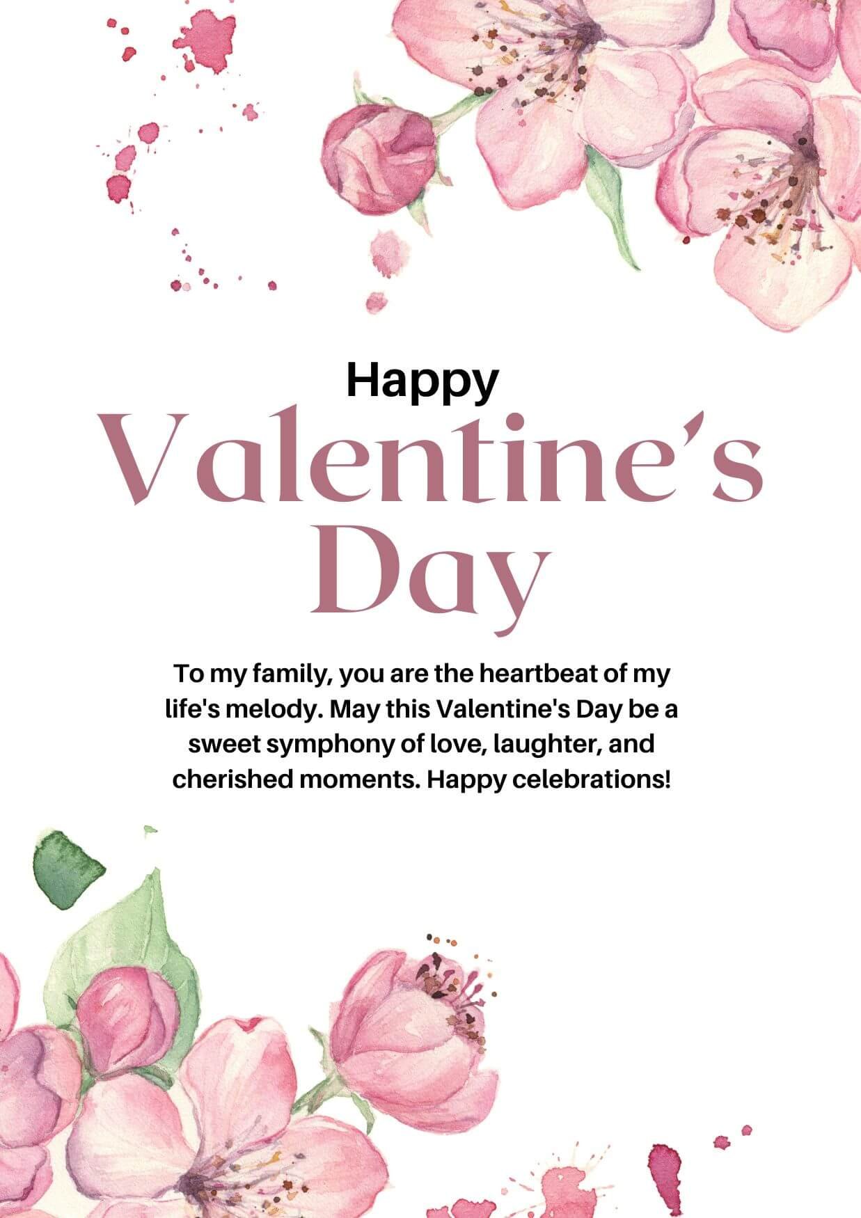 Valentine’s Day 2024 Messages For Family Free Download