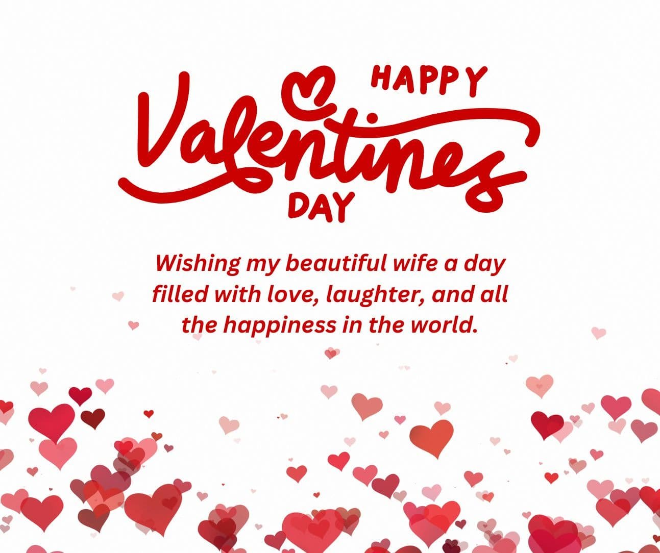 Red Happy Valentines Day Messages For My Wife 2024 Min