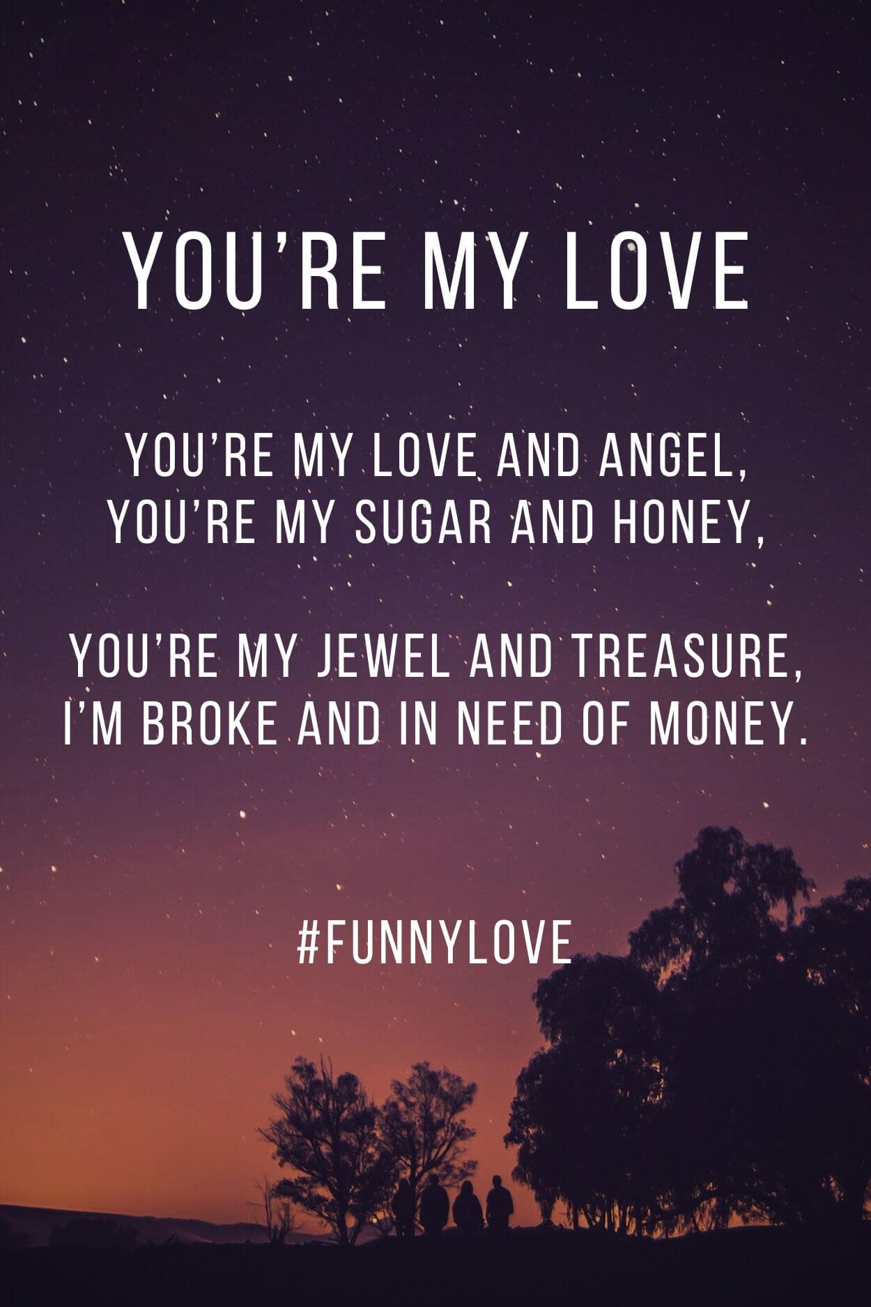 Funny Love Poems To Make Him Laugh