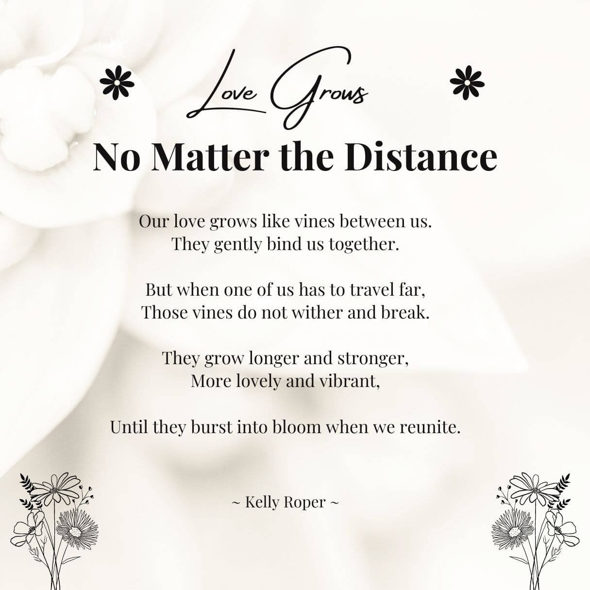 Unconditional Love Poems For Husband At Long Distance.