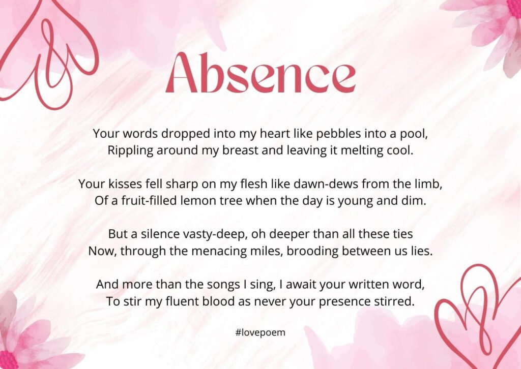 40+ Heart Touching Love Poems for Long-Distance Relationships ...