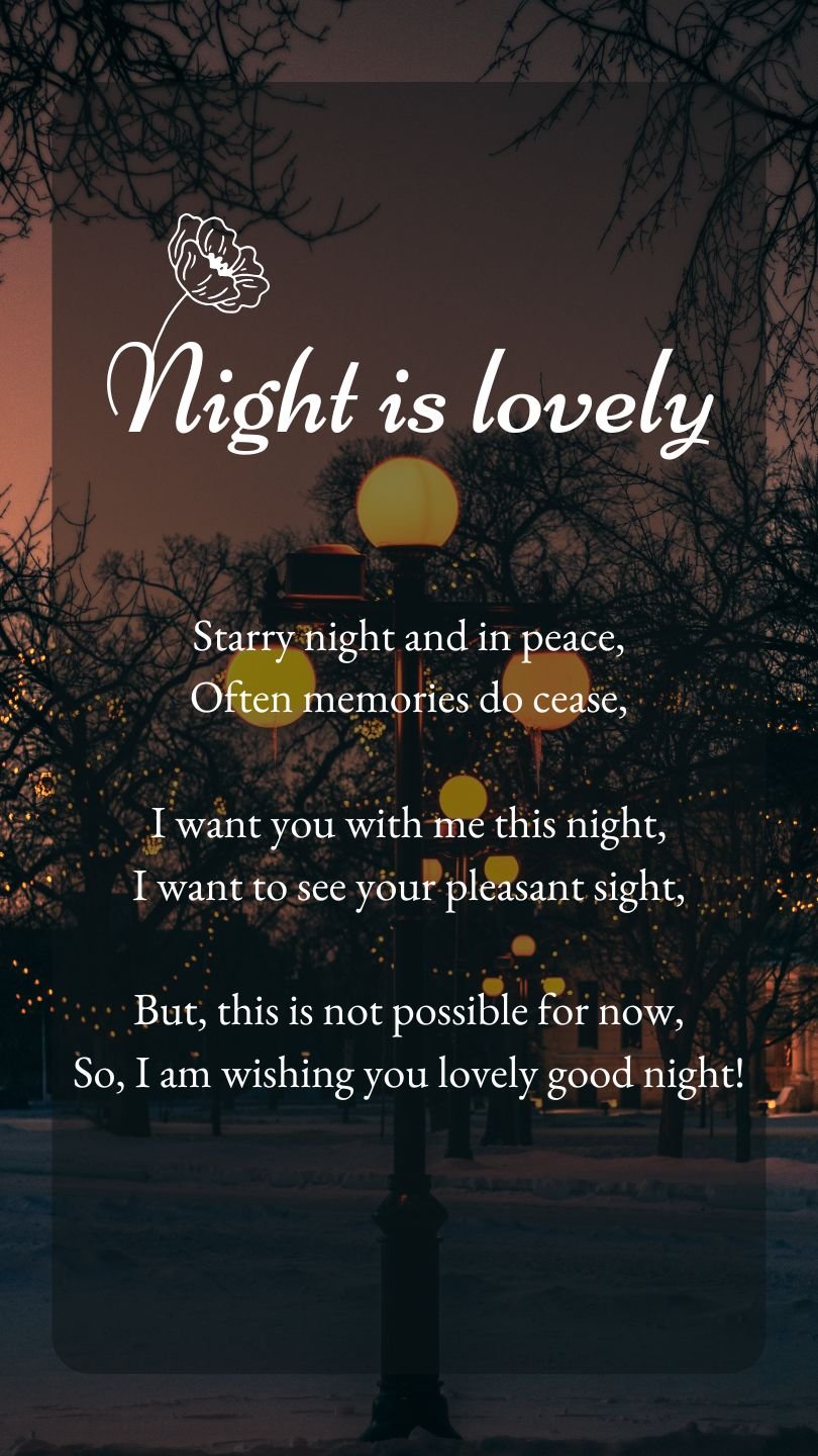 Good Night Love Poems For Her
