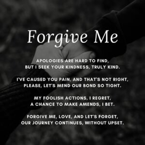 Read more about the article 40+ Forgive Me Poems (Emotional And Deep)