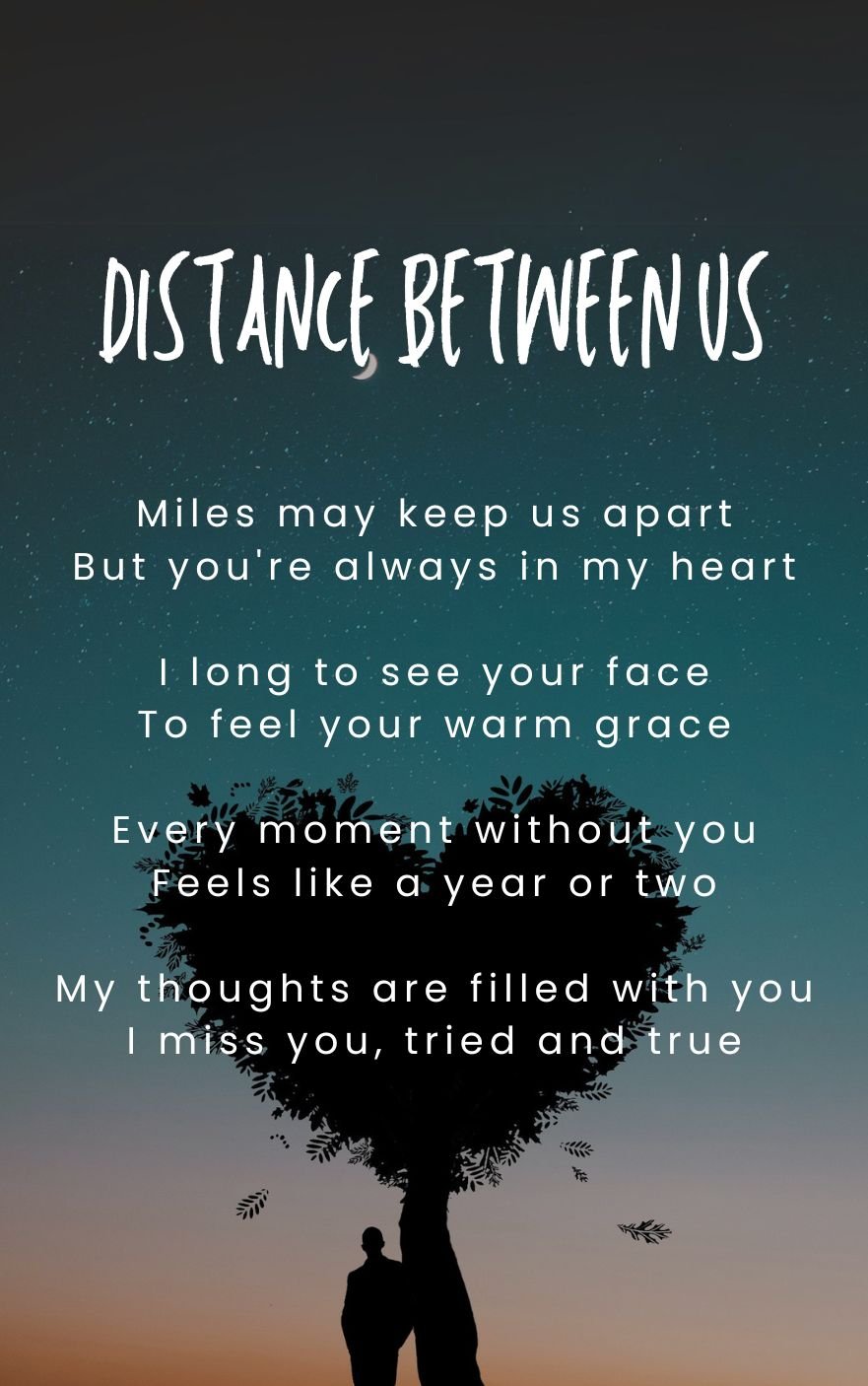 I Miss You Love Poems With Image