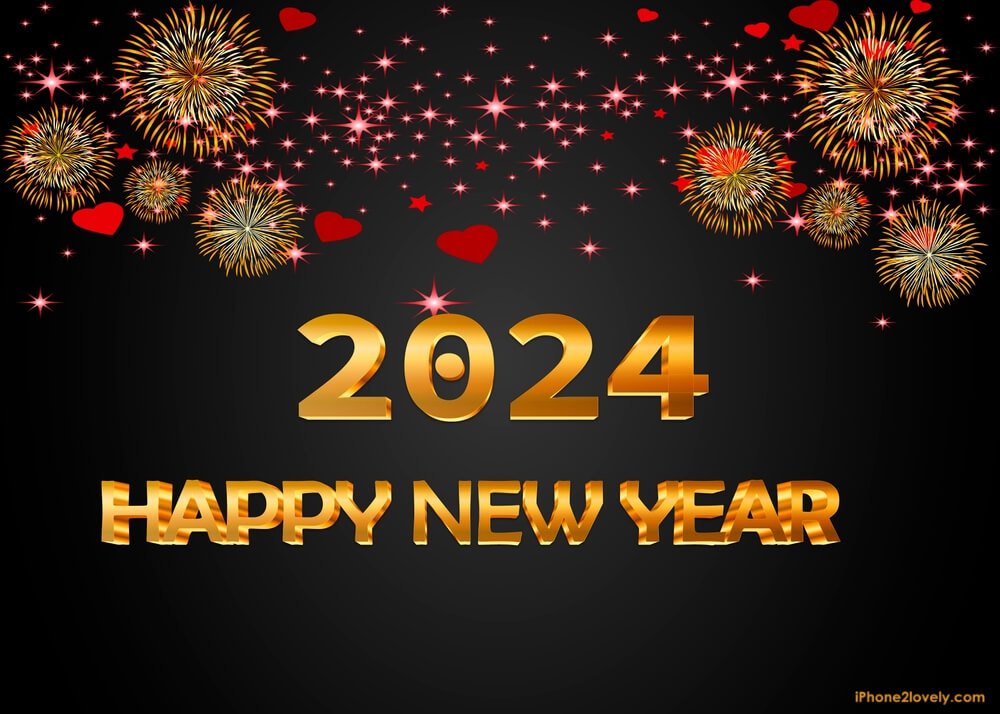 2024 New Year Background Hd