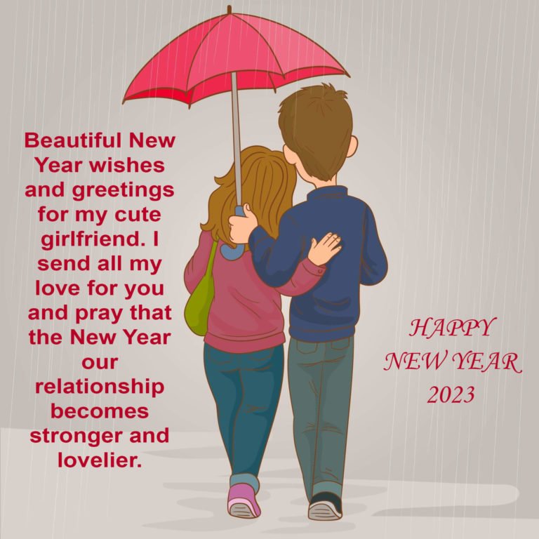 25 Romantic Happy New Year 2024 Wishes for Girlfriend iPhone2Lovely