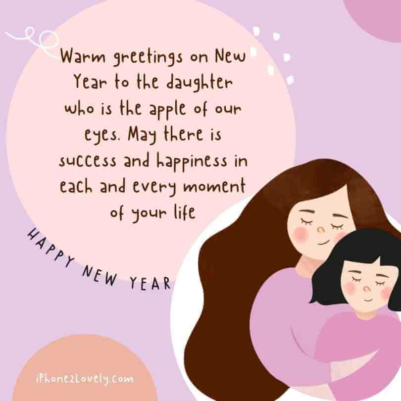 Cute Happy New Year Quotes And Messages For Daughter