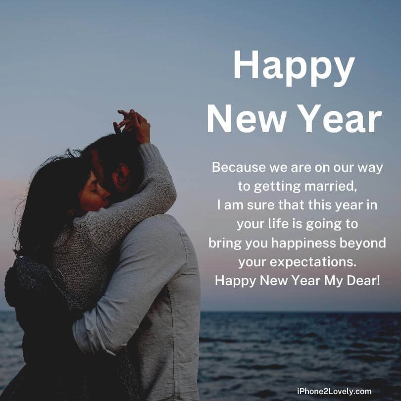 Cute Happy New Year Wishes For Lovers And Fiancee