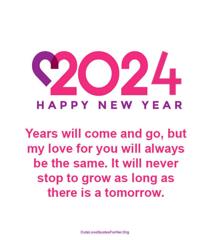 Happy New Year 2024 Love Wishes