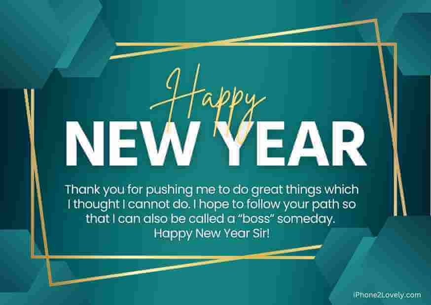 50 Happy New Year Wishes for Boss to Inspire (2024) iPhone2Lovely