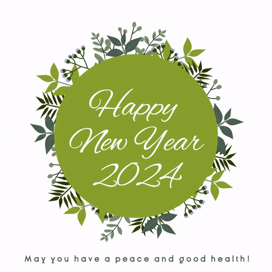 Special Happy New Year 2024 Wishes Gif Greeting Ecard Moving Animation