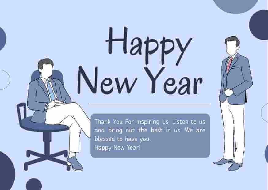 You Are Best Boss Happy New Year Wishes