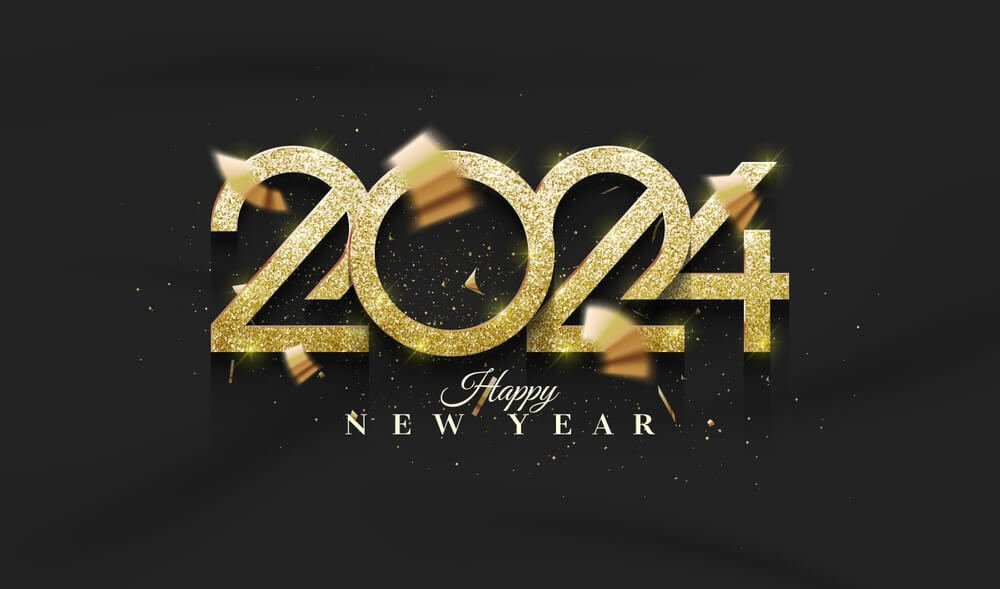 Background Image Happy New Year 2024