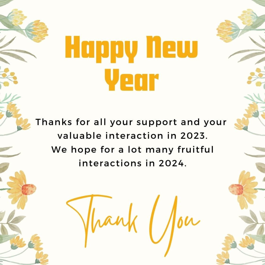 2024 Happy New Years Wishes For Business Partner And Clients