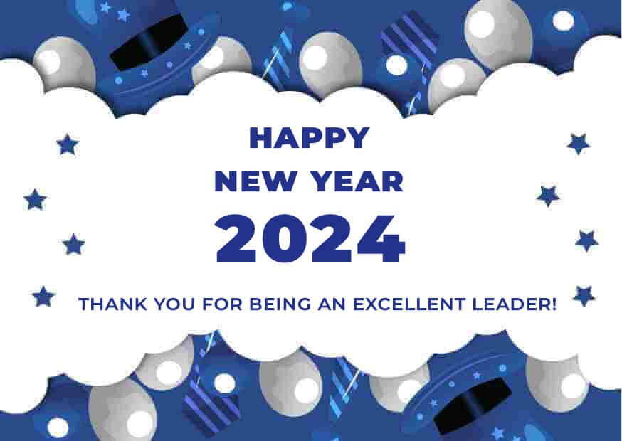 Happy New Year 2024 Wishes For Team Leader Boss And Mentors