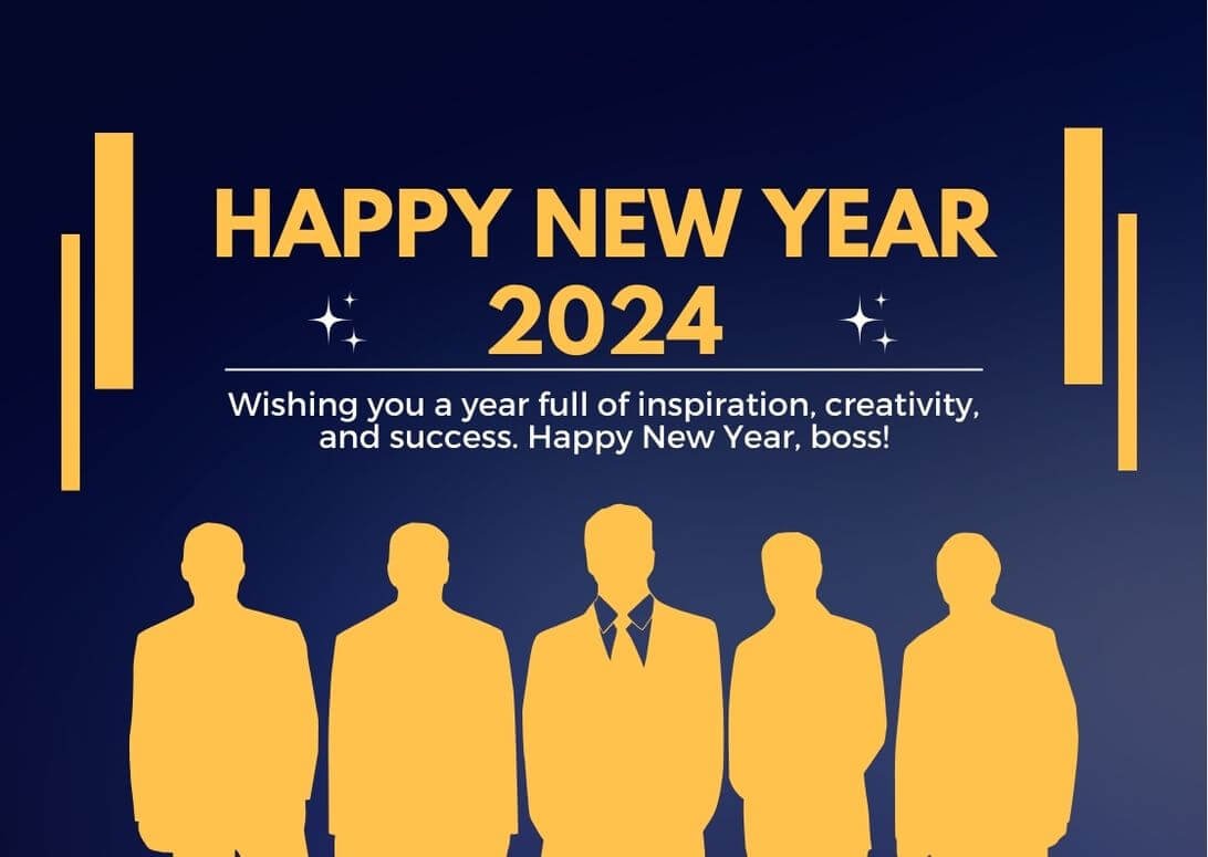 Happy New Year Wishes 2024 For Team Boss