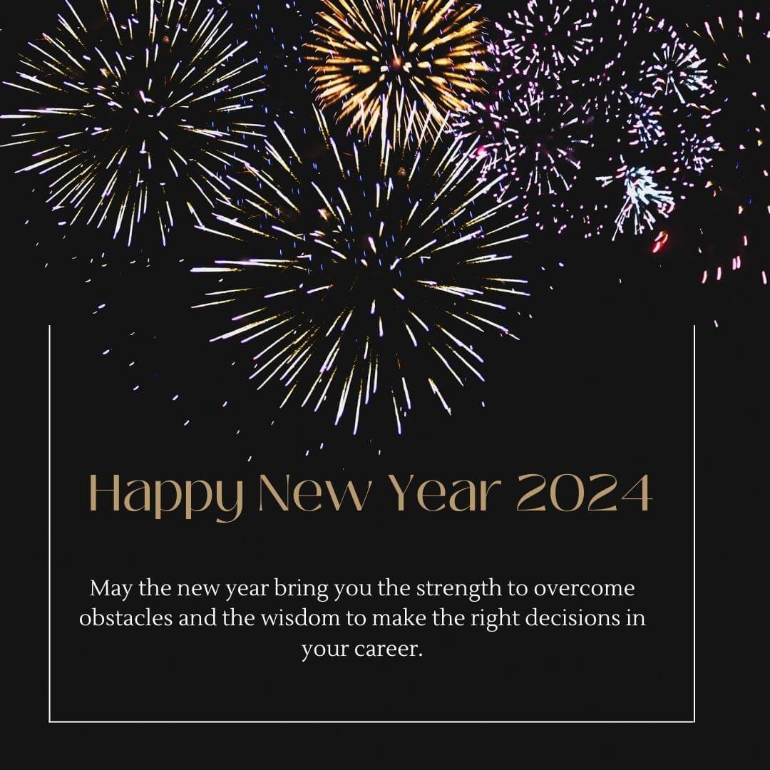 Professional 2024 Happy New Year Wishes For Collegues And Team Members