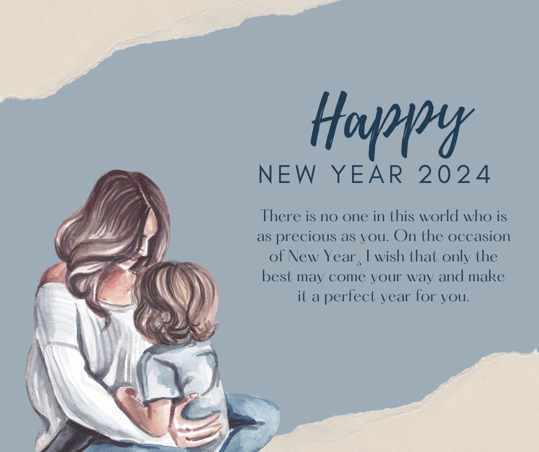 Best Happy New Year 2024 Wishes For Daughter From Mom Greeting Card Quote
