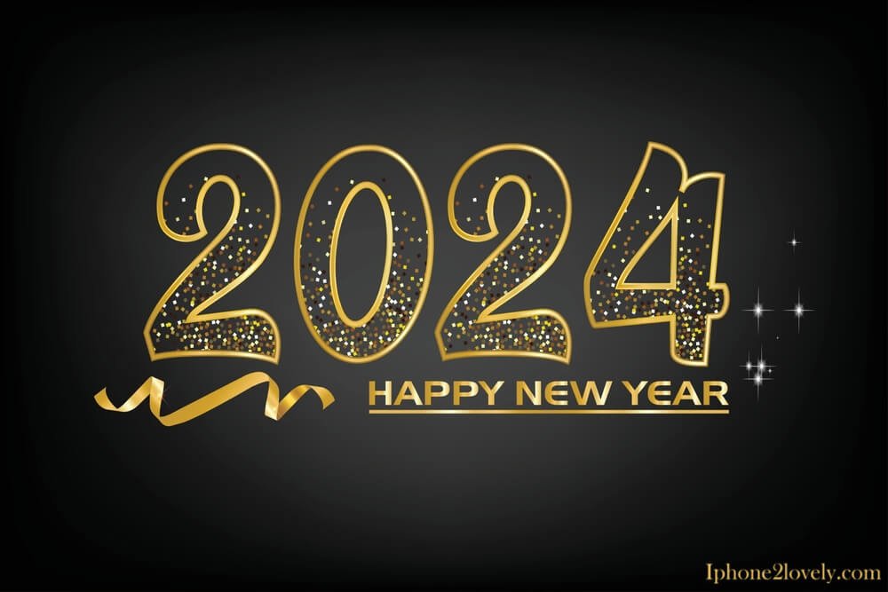 Cute New Years 2024 Wallpaper