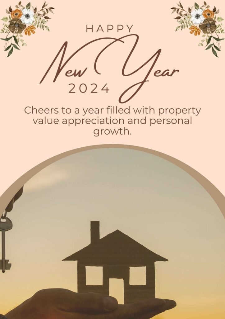 2024 Happy New Year Wishes For Real Estate Status 724x1024 