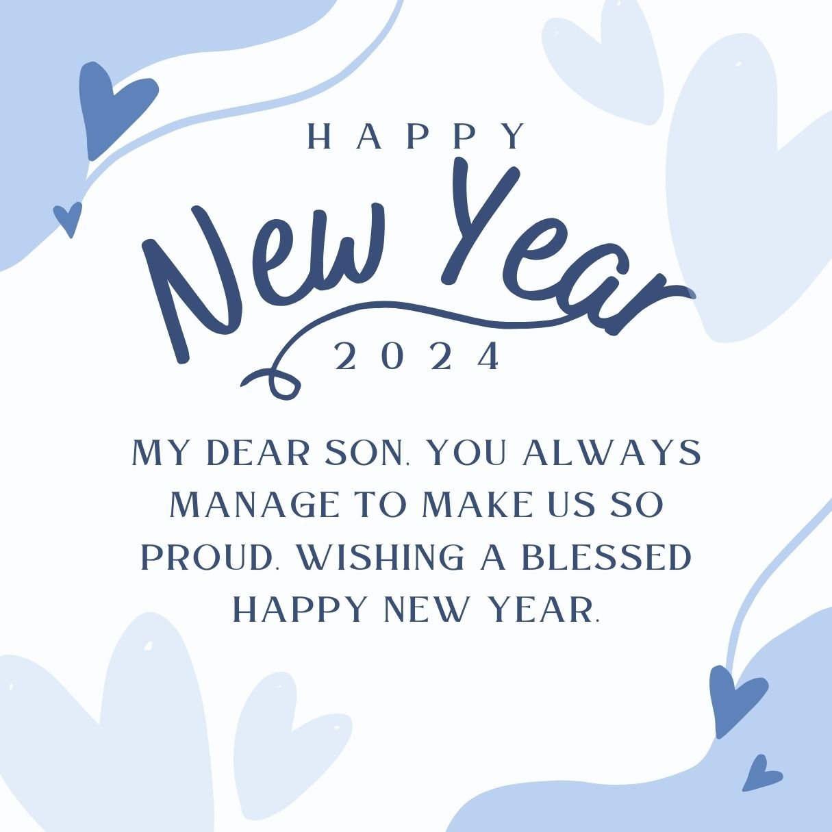 200 Happy New Year Wishes for Son 2024 (with Images) iPhone2Lovely
