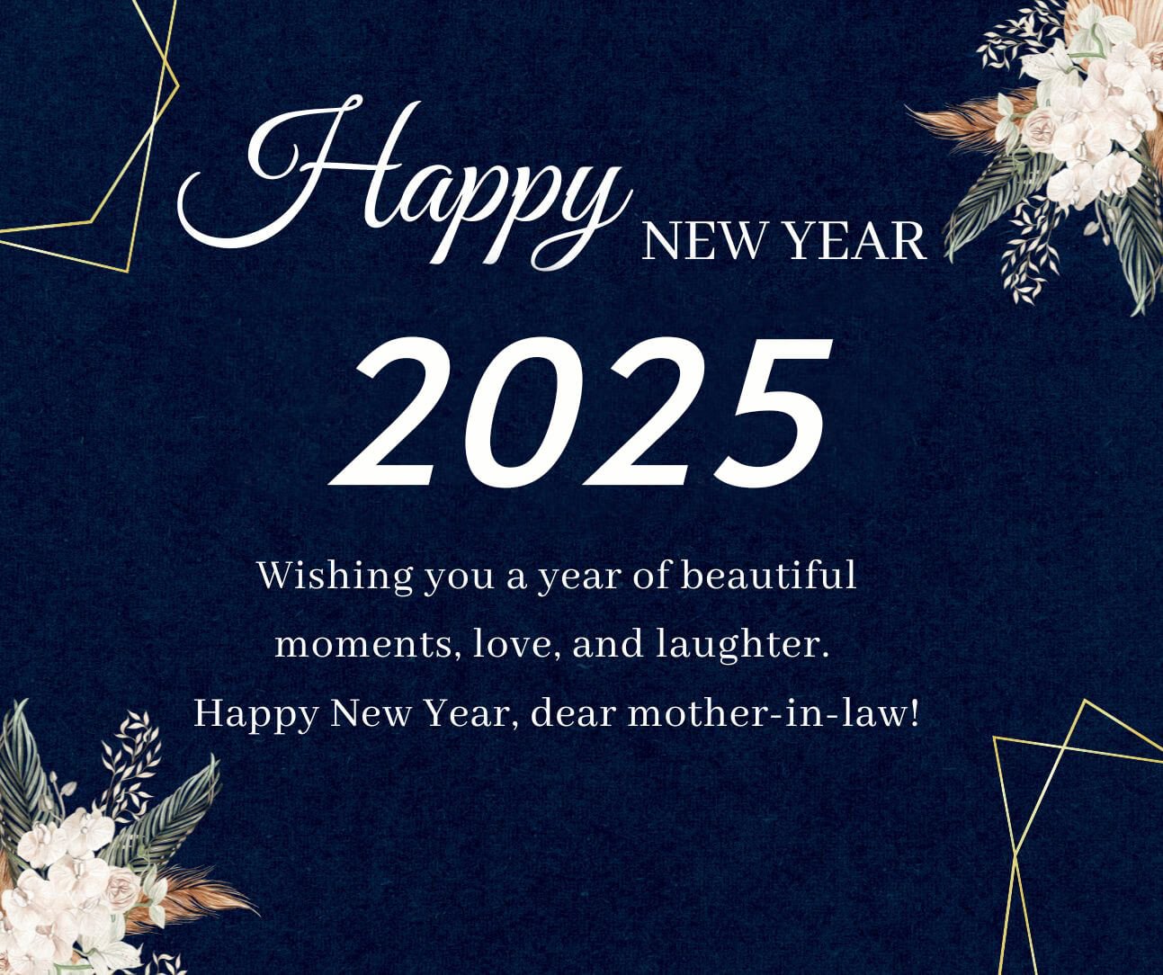 2025 Happy New Year Wishes For Mother In Law