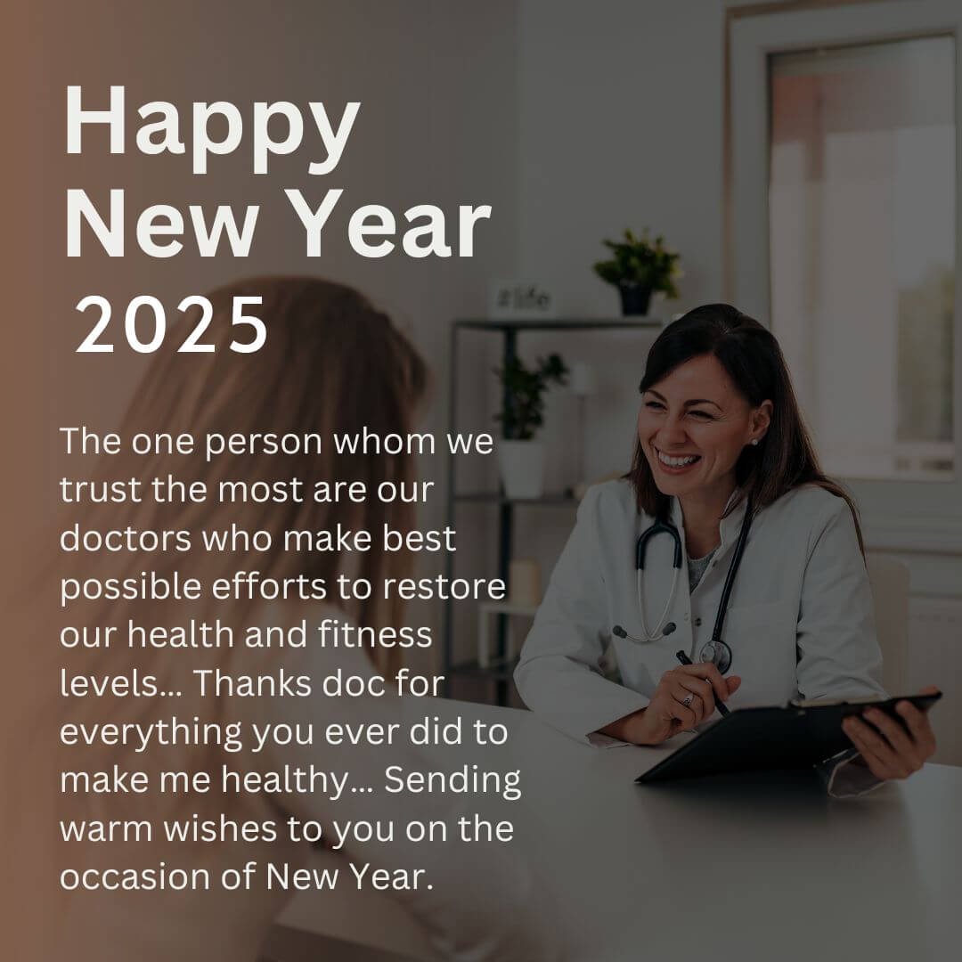 2025 New Year Wishes For Doctors