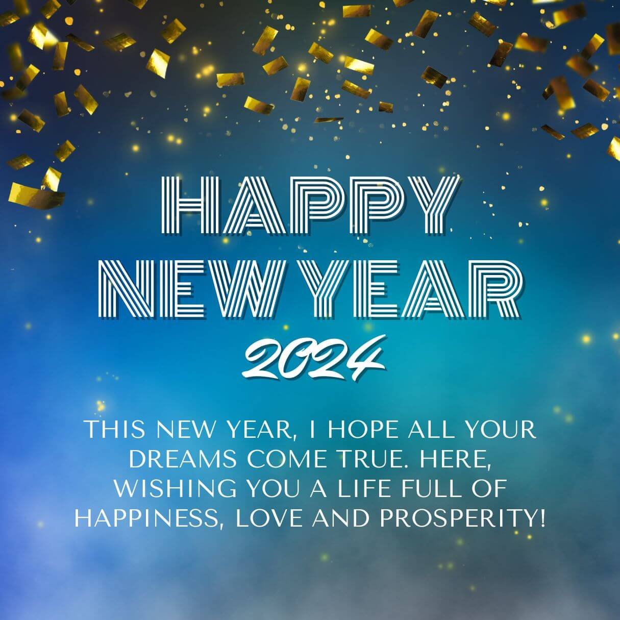 Blue 2024 New Year Wishes For Coworkers
