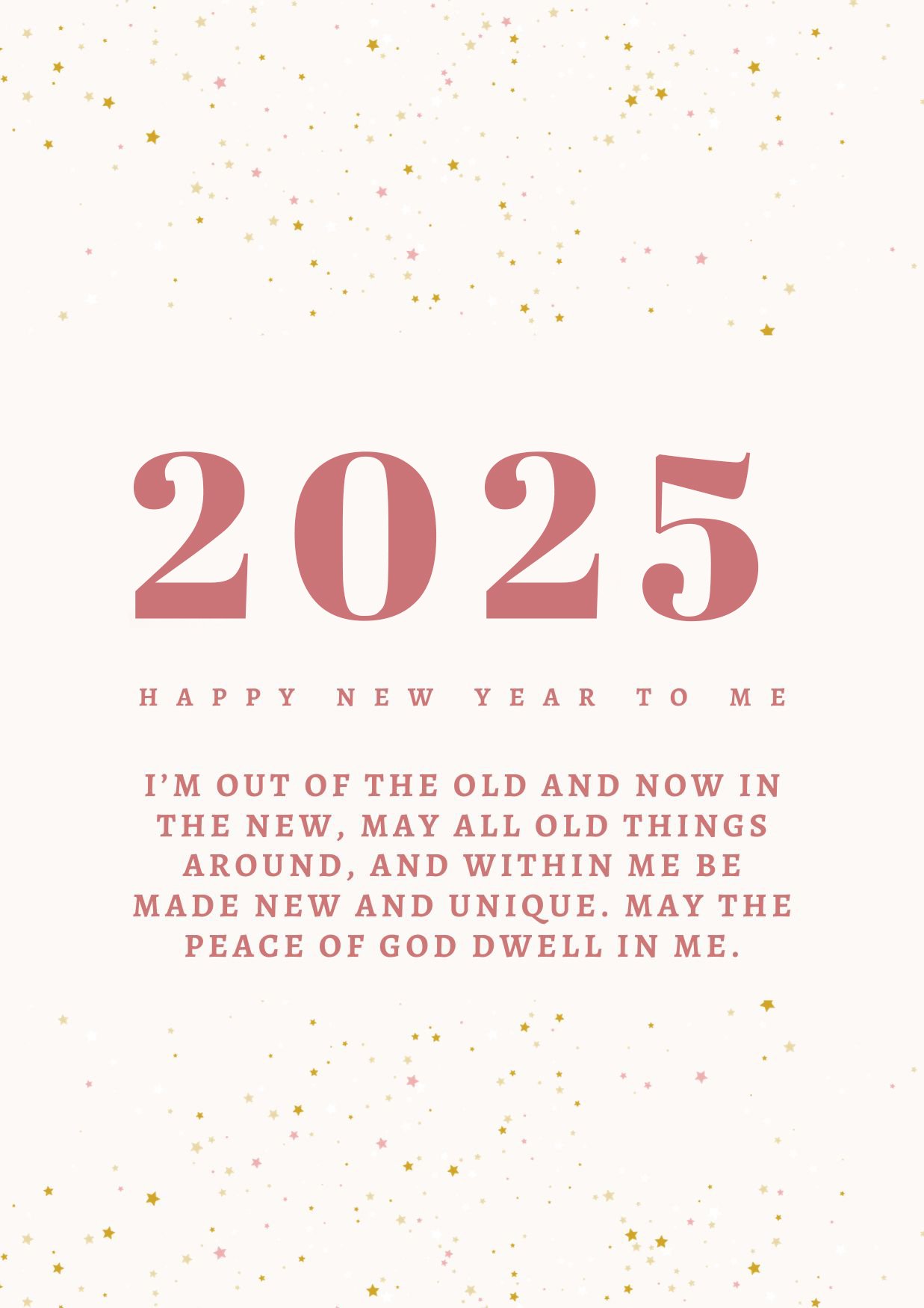 Happy New Year 2025 Flyer