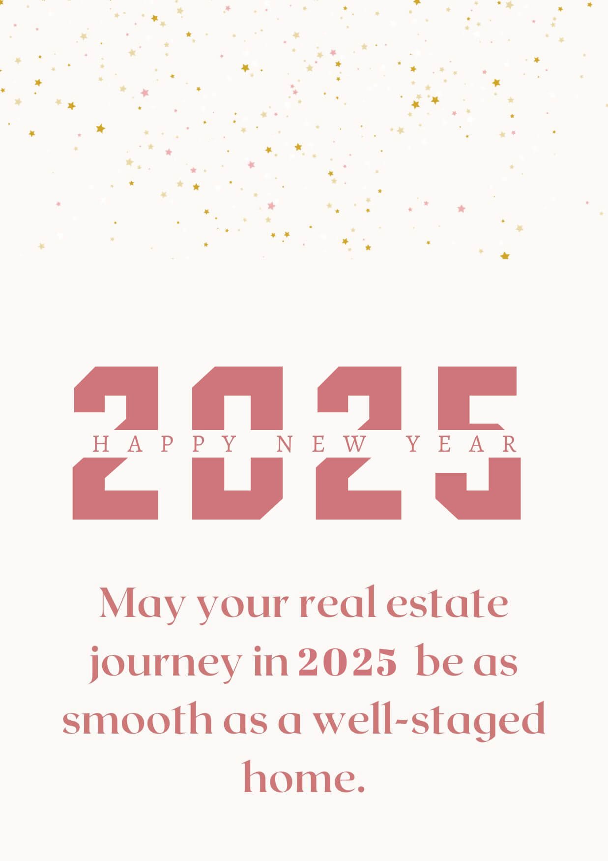 Happy New Year 2025 For Real Estate