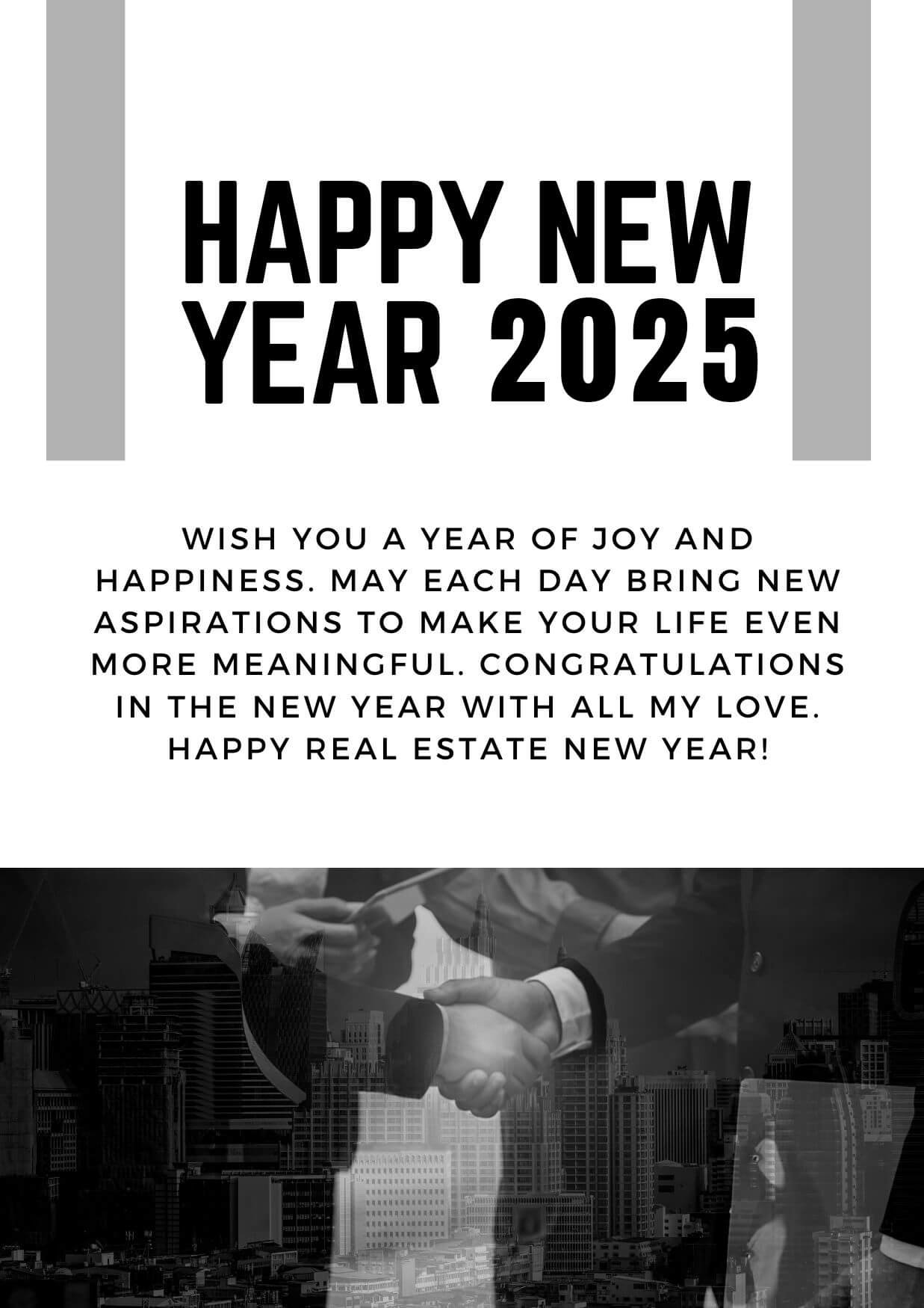 Happy New Year Quotes And Wishes For Real Estate 2025