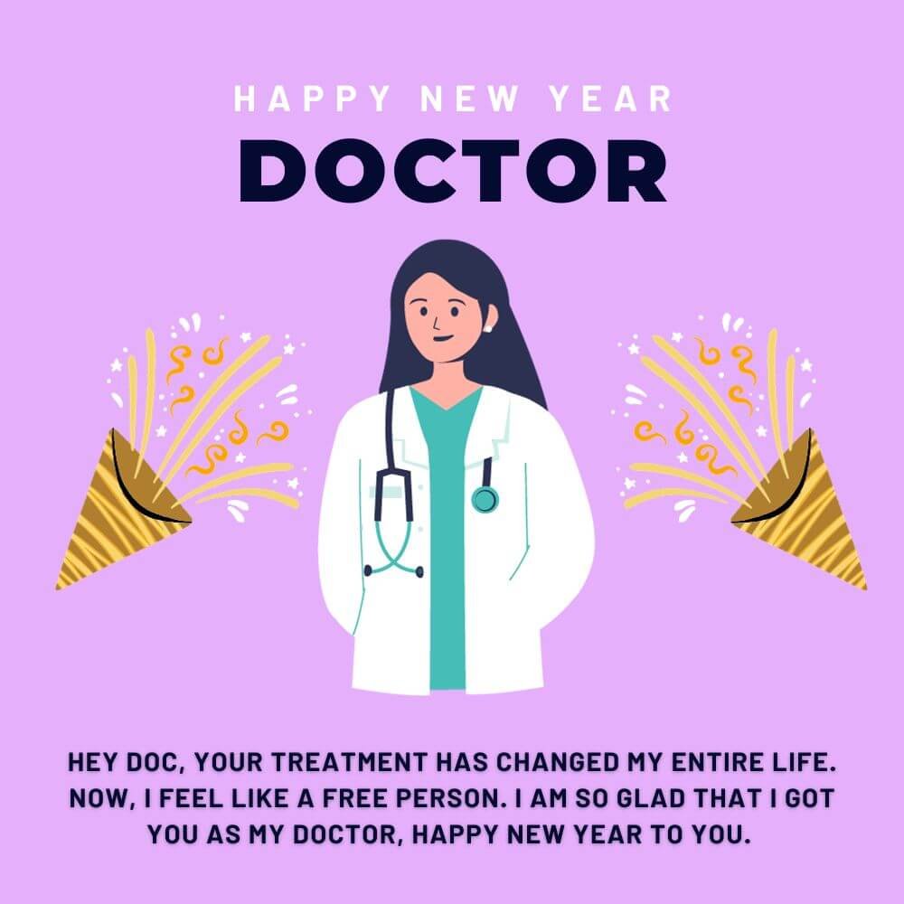 Happy New Year Wishes 2025 For Female Doctors
