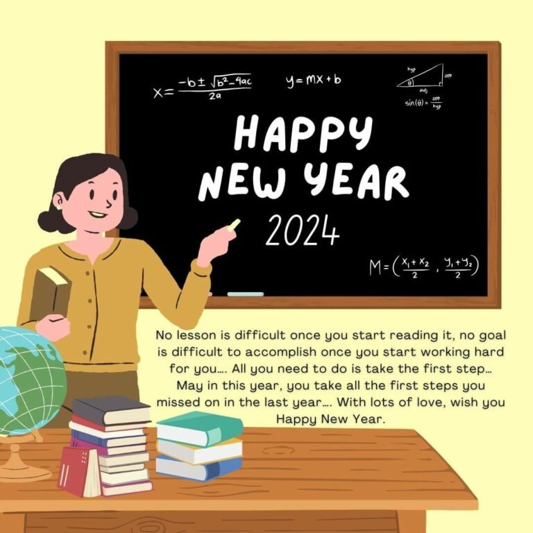 Happy New Year Wishes For Students From Teachers 2024 Status 768x768 