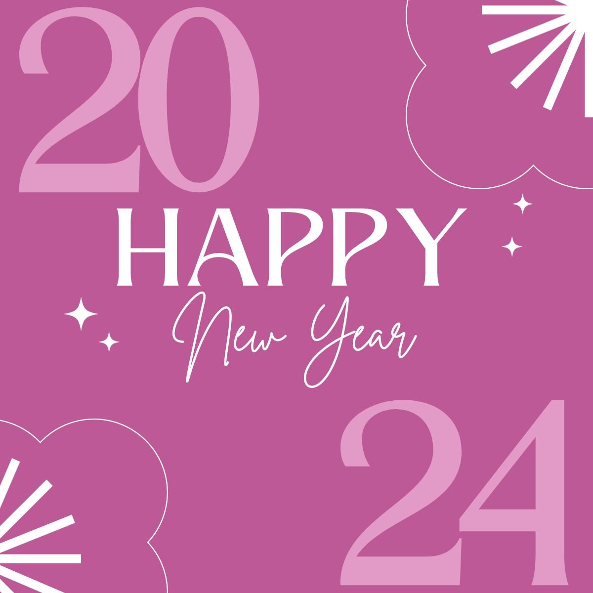 Happy New Year 2024 Greeting Card Image For Best Freind