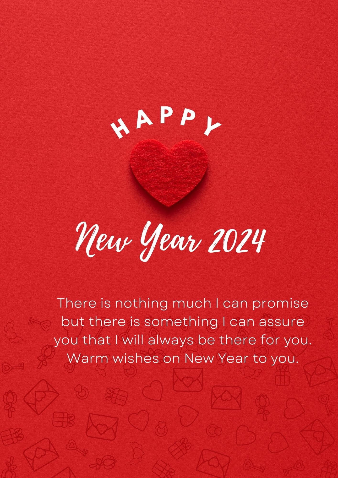 Red Happy New Year Wishes For Crush 2024