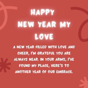 35 Happy New Year Love Poems For Her 2025 With Images IPhone2Lovely   Red And White Happy New Year Love Poems Wishes For Her 2024 300x300 