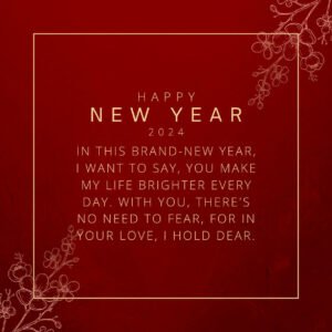 30 Happy New Year Love Poems For Her 2025 With Images IPhone2Lovely   Red And Yellow Modern Happy New Year Love Poems Wishes For Her 2024 1 300x300 