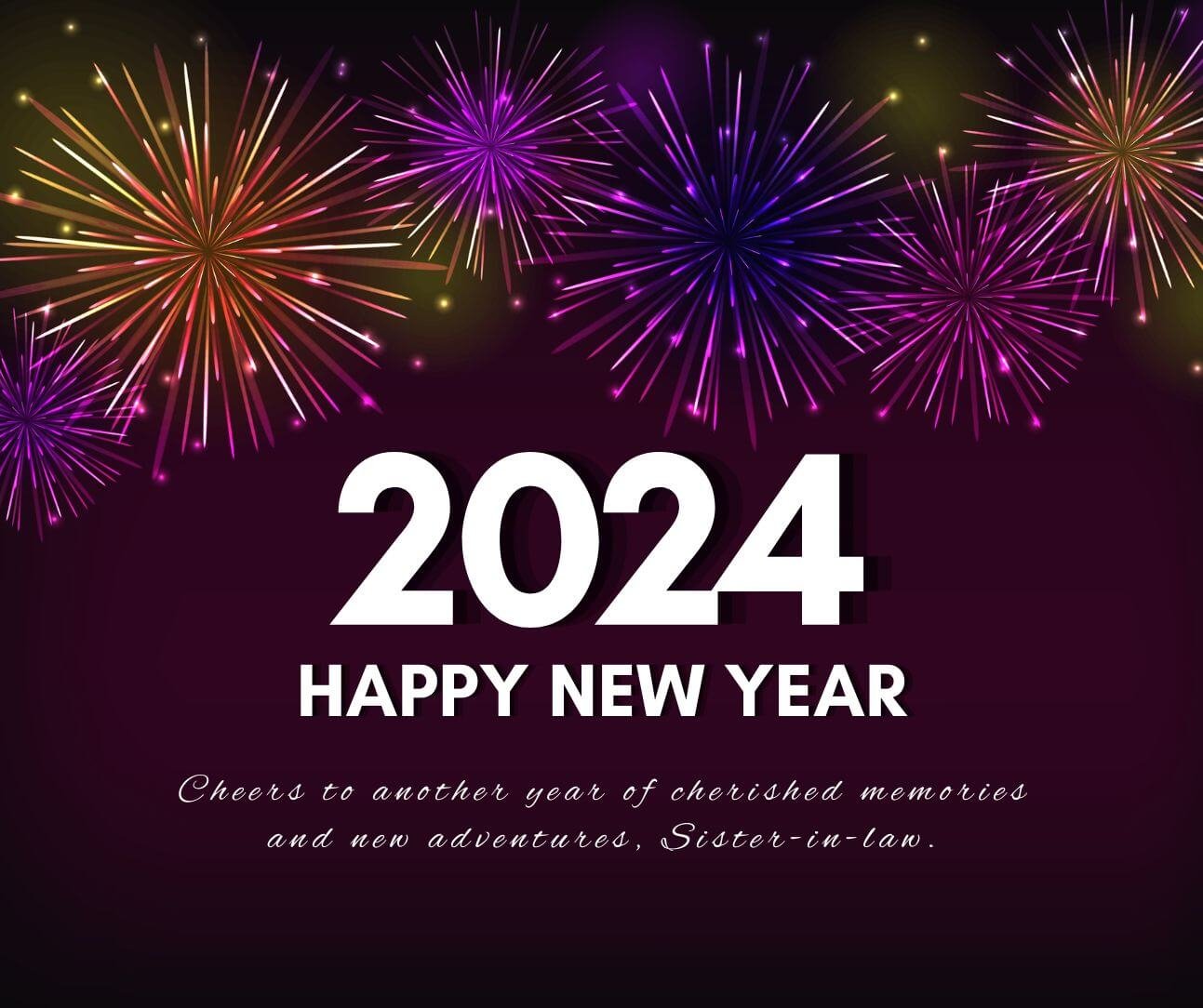 100 Happy New Year Wishes For Sister In Law 2025 IPhone2Lovely   White Purple 2024 Happy New Year Wishes For Sister In Law 