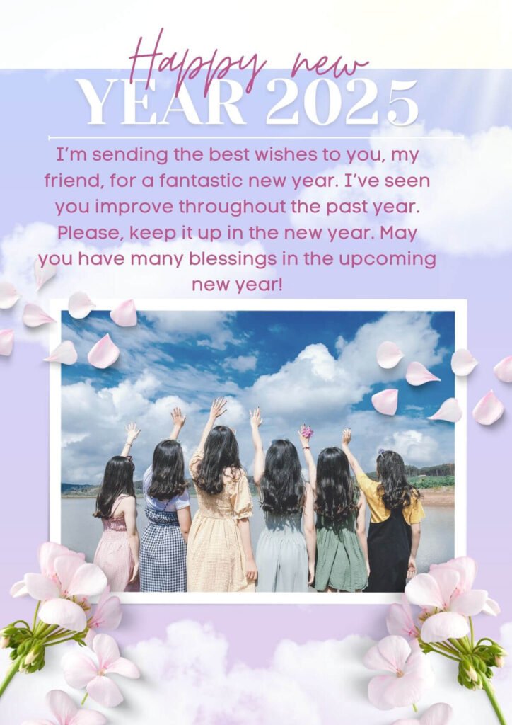 150+ Happy New Year 2025 Wishes for Bestie (Best Friends) iPhone2Lovely