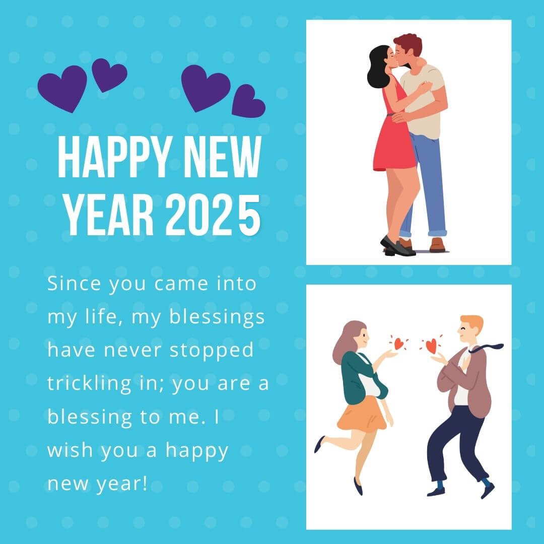 2025 Happy New Year Wishes For Boyfriend