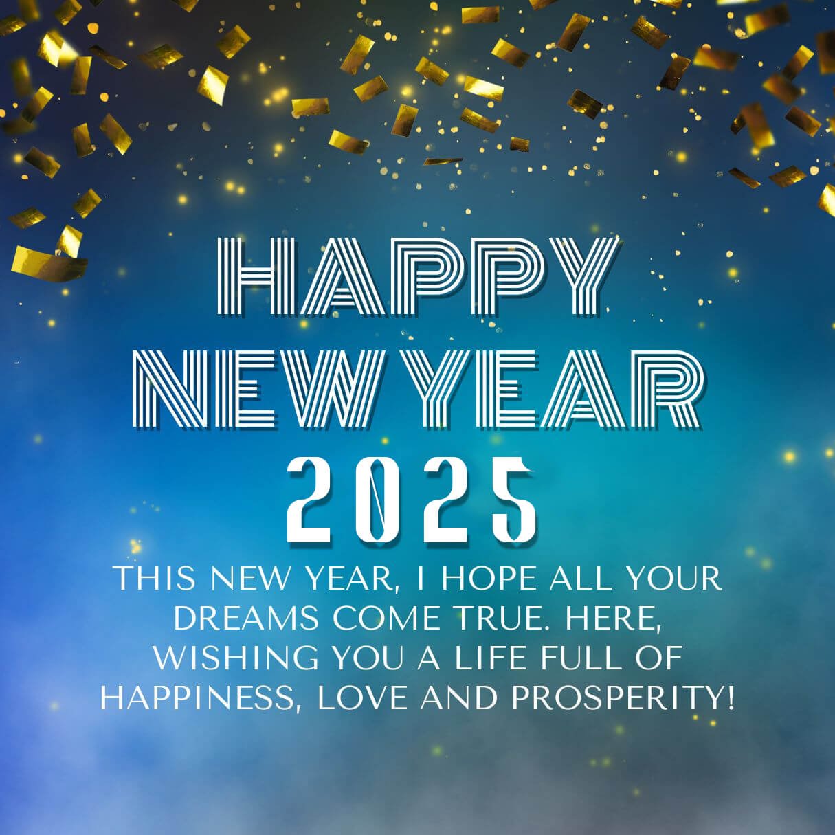 Blue 2025 New Year Wishes For Coworkers