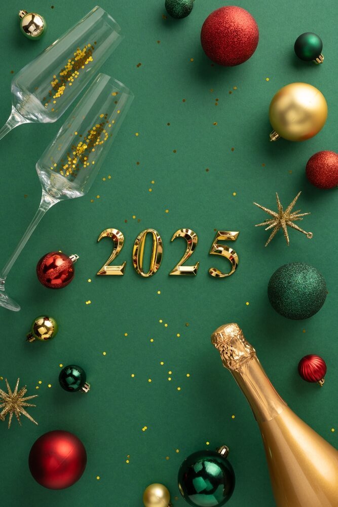 Christmas And Happy New Year 2025 IPhone Wallpapers