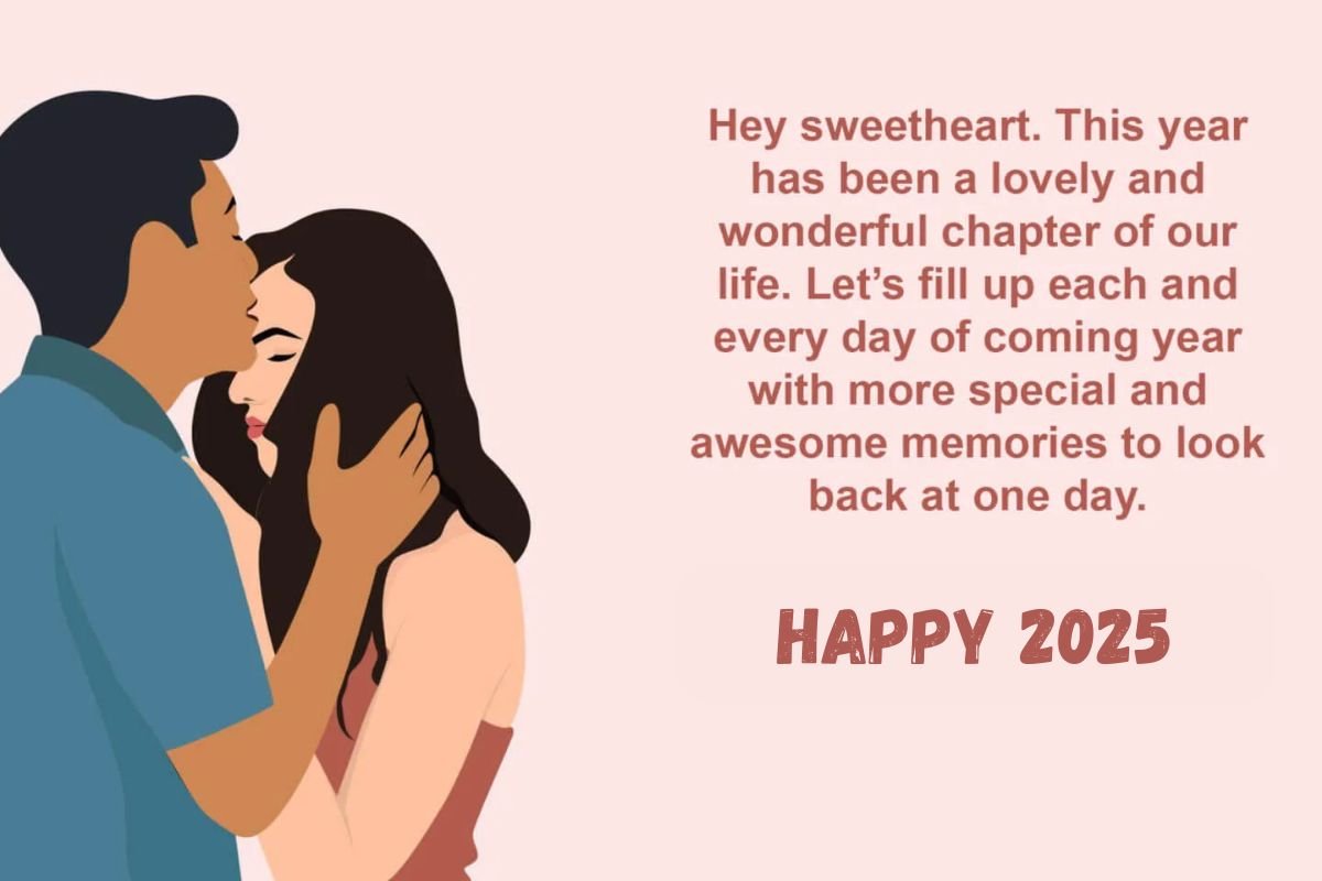 Cute Happy New Year 2025 Love Quotes For Her