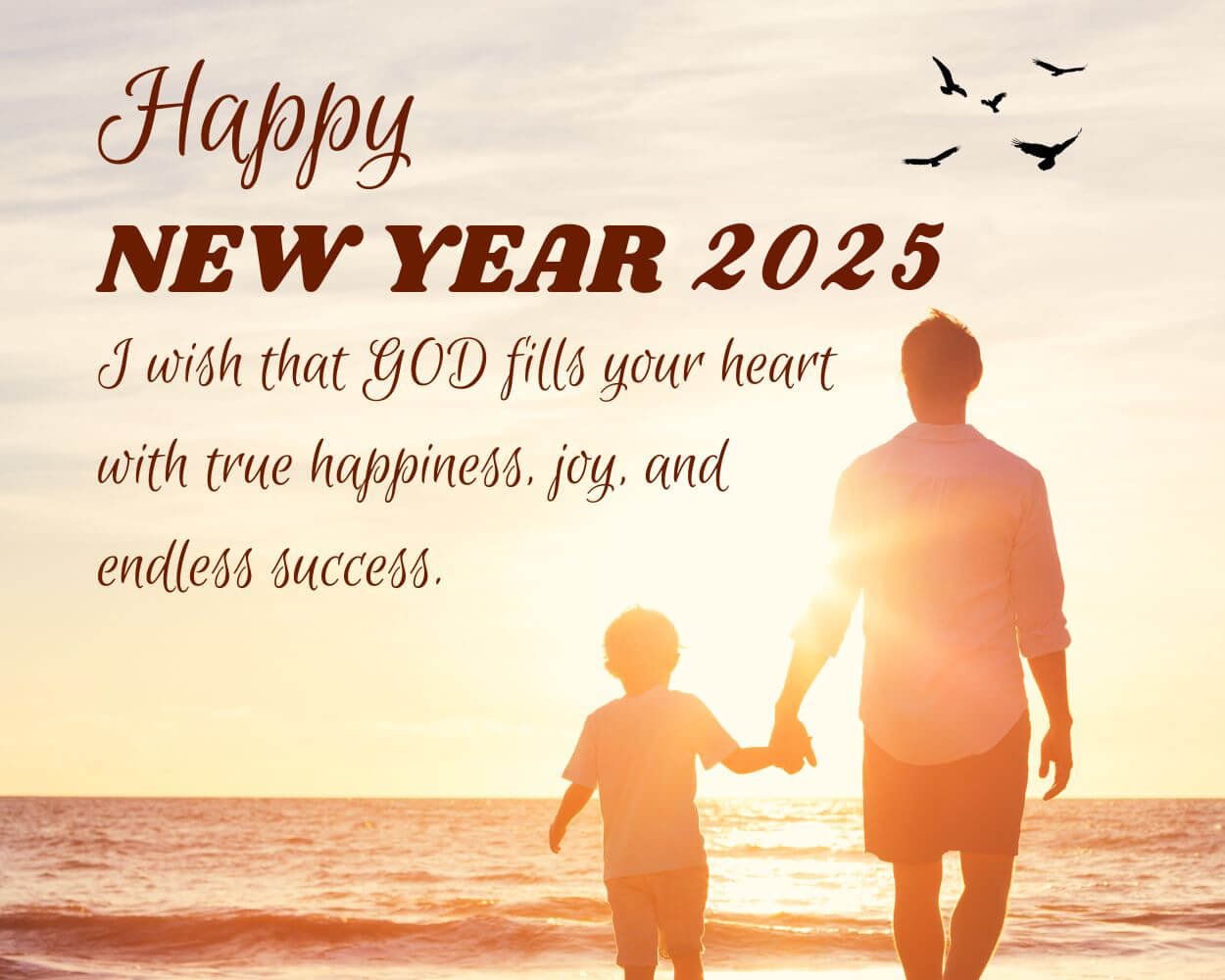 Happy 2025 New Year Wishes For Dad