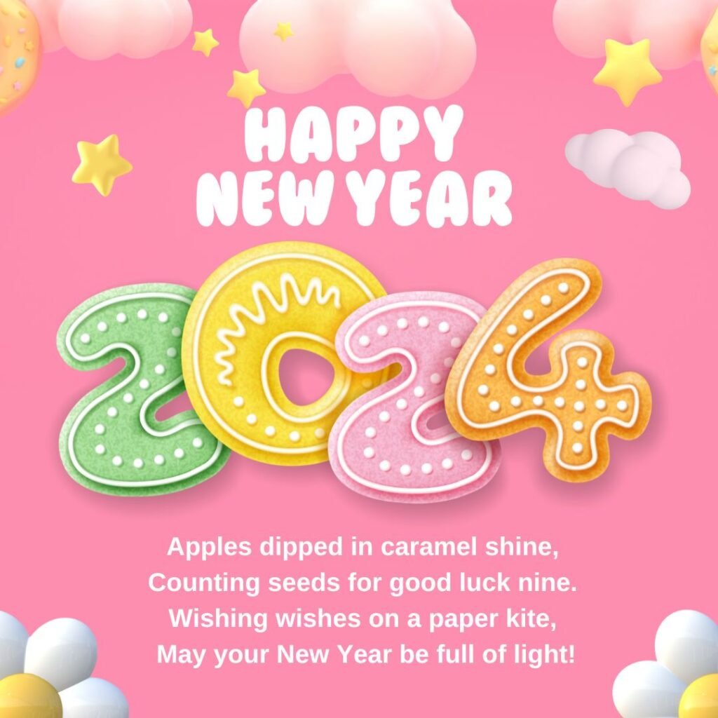 50 Happy New Year 2025 Poems for Kids (Easy with Images) iPhone2Lovely